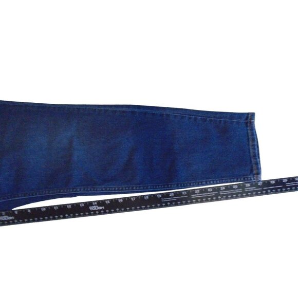 H & M Plus Medium Wash Jeans Curvy Jeggings Ultra High Waist Ankle Sz 18 - Picture 7 of 7